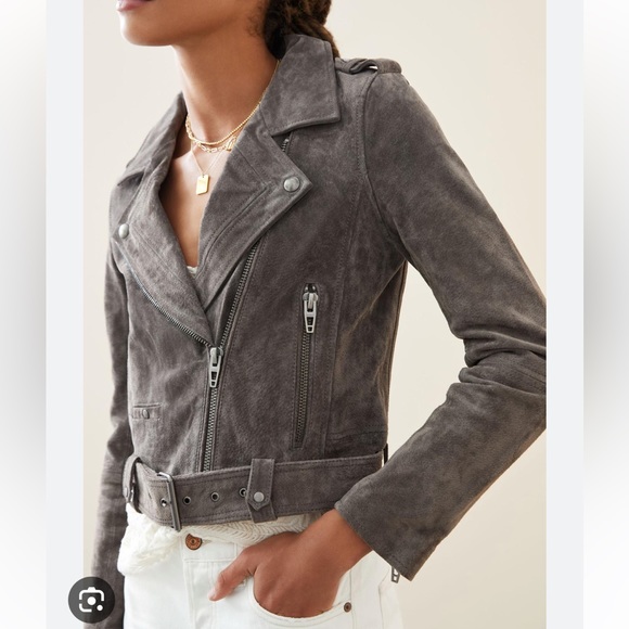 BLANK NYC SUEDE MOTO JACKET XS NEW WITH TAGS - Picture 2 of 7